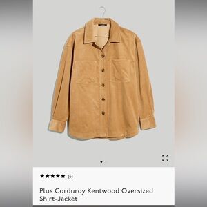 Madewell Oversize Corduroy shacket